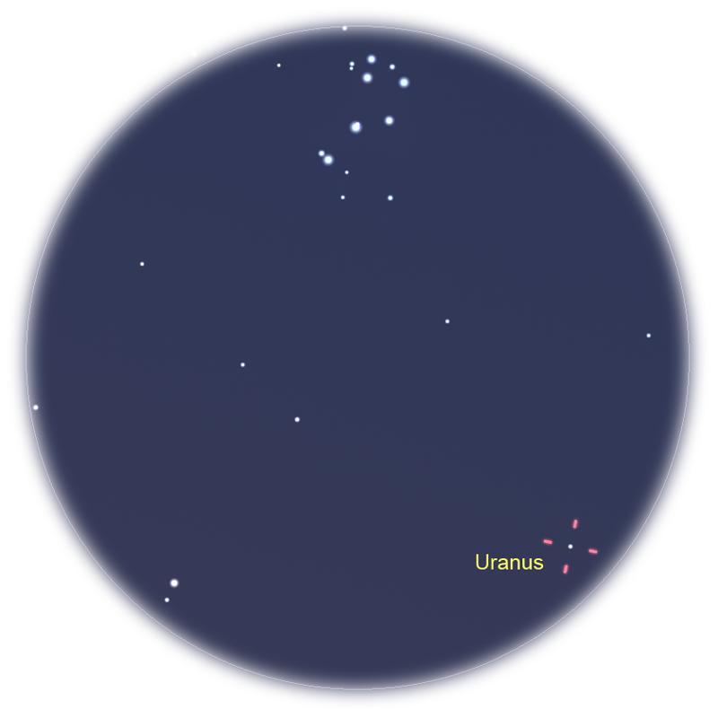 Detailkaart Uranus zoeken
