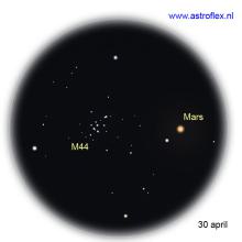 Mars met M44